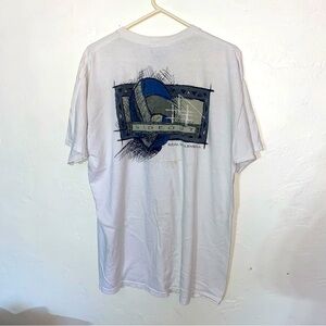 Vintage USA 90’s Sideout Beach Volleyball T Shirt Tee Graphic Logo 100% Cotton